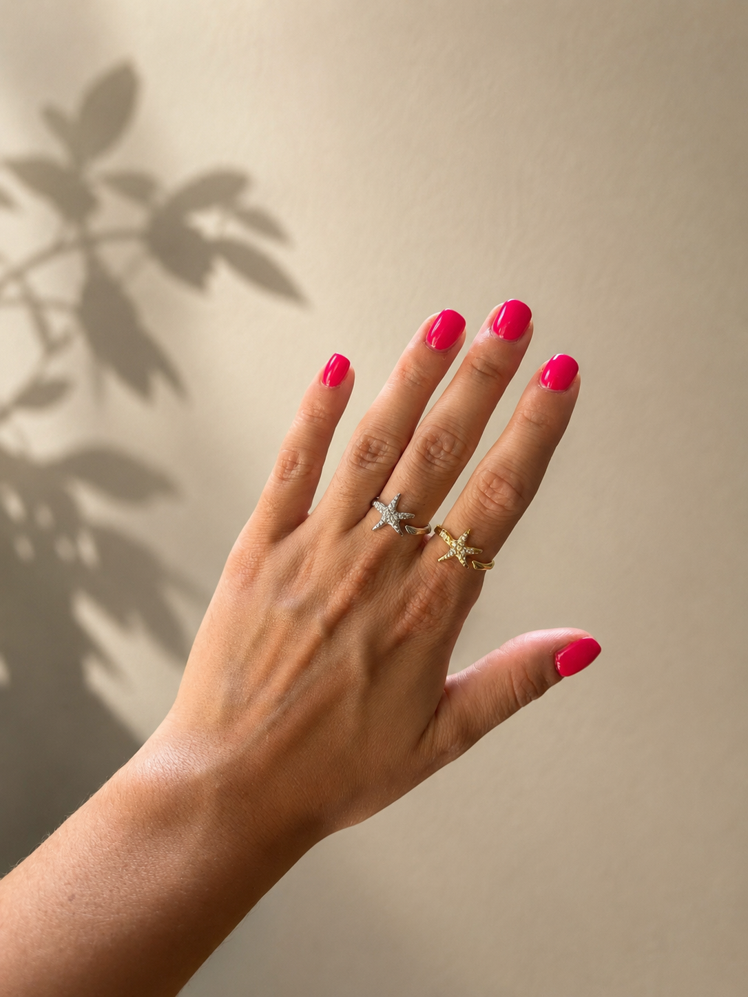 BAGUE ETOILE EN ACIER INOXYDABLE - NOAH