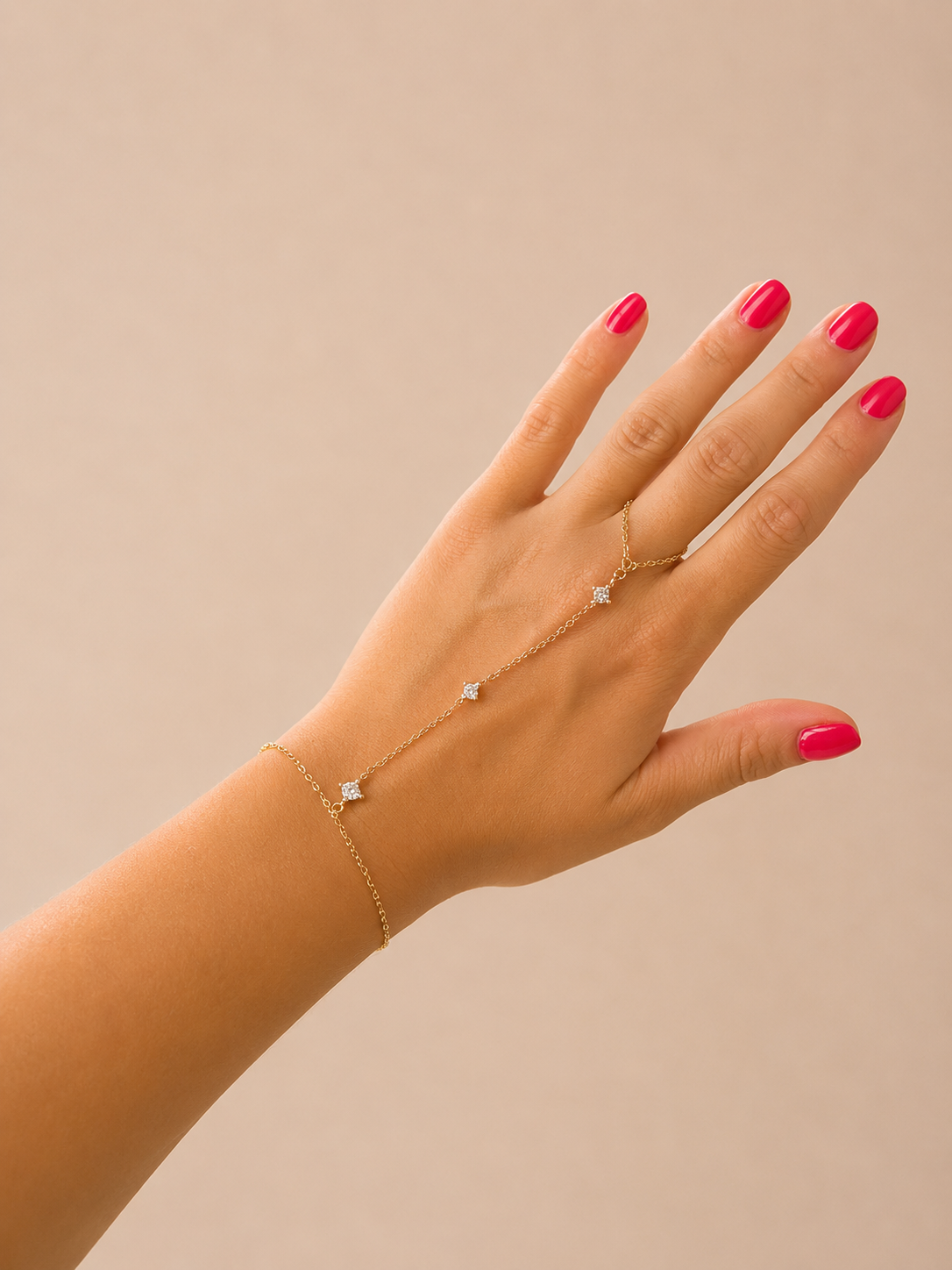 CHAINE DE MAIN EN ACIER INOXYDABLE - MARGAUX