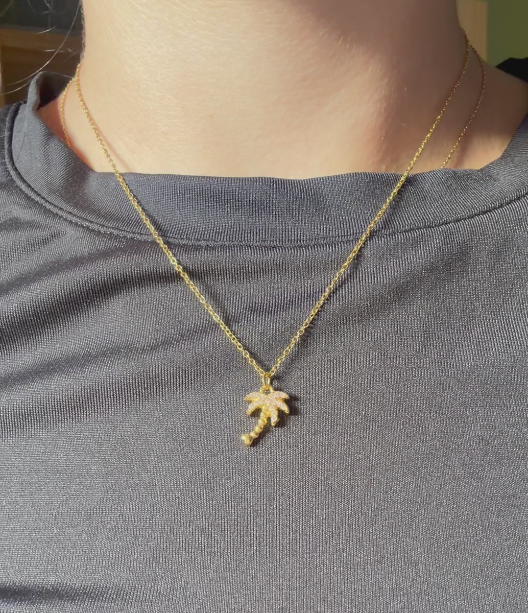 COLLIER EN ACIER INOXYDABLE PLAQUÉ OR - CELINE