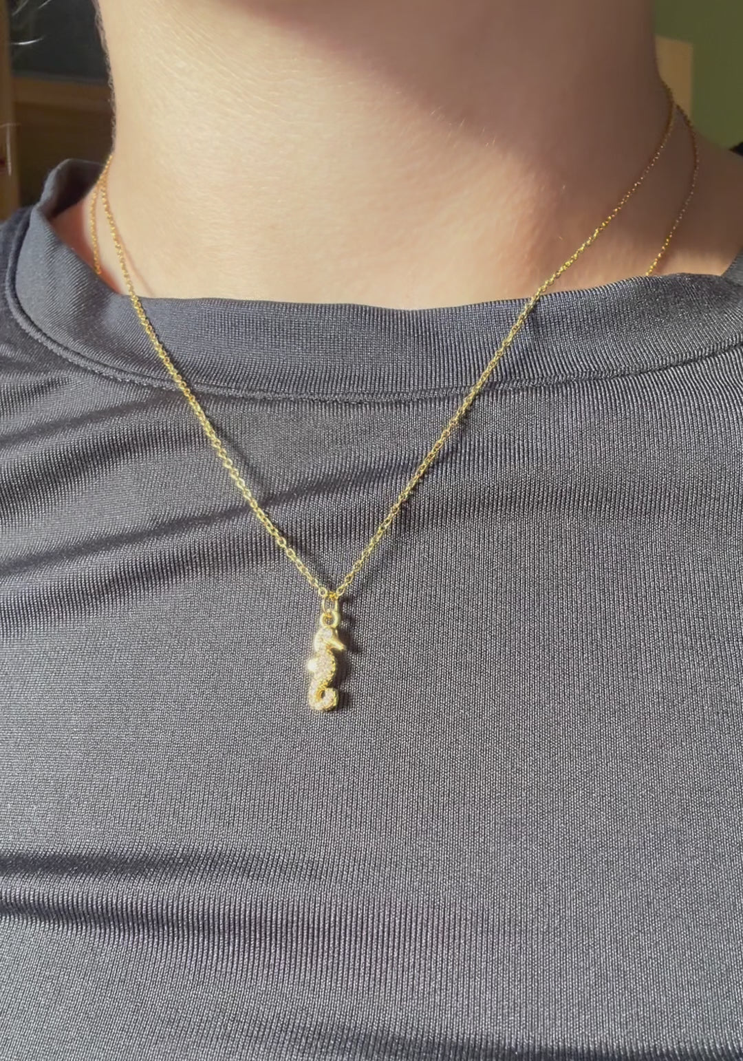 COLLIER EN ACIER INOXYDABLE PLAQUÉ OR - CELINE