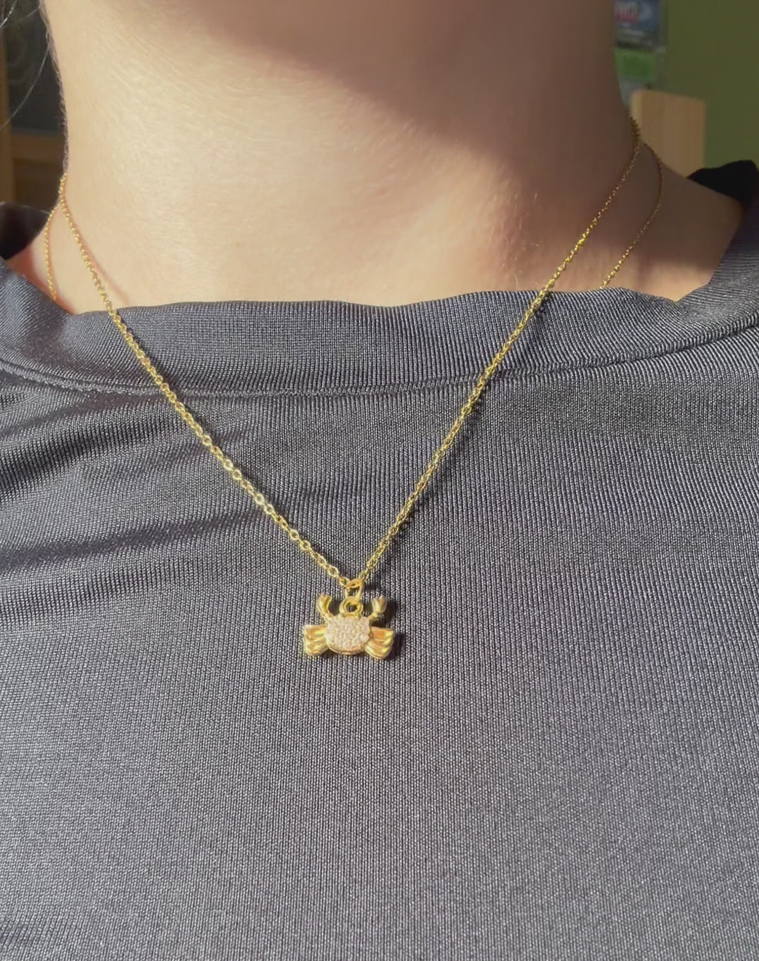 COLLIER EN ACIER INOXYDABLE PLAQUÉ OR - CELINE