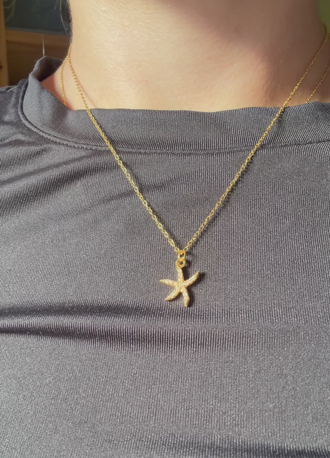 COLLIER EN ACIER INOXYDABLE PLAQUÉ OR - CELINE