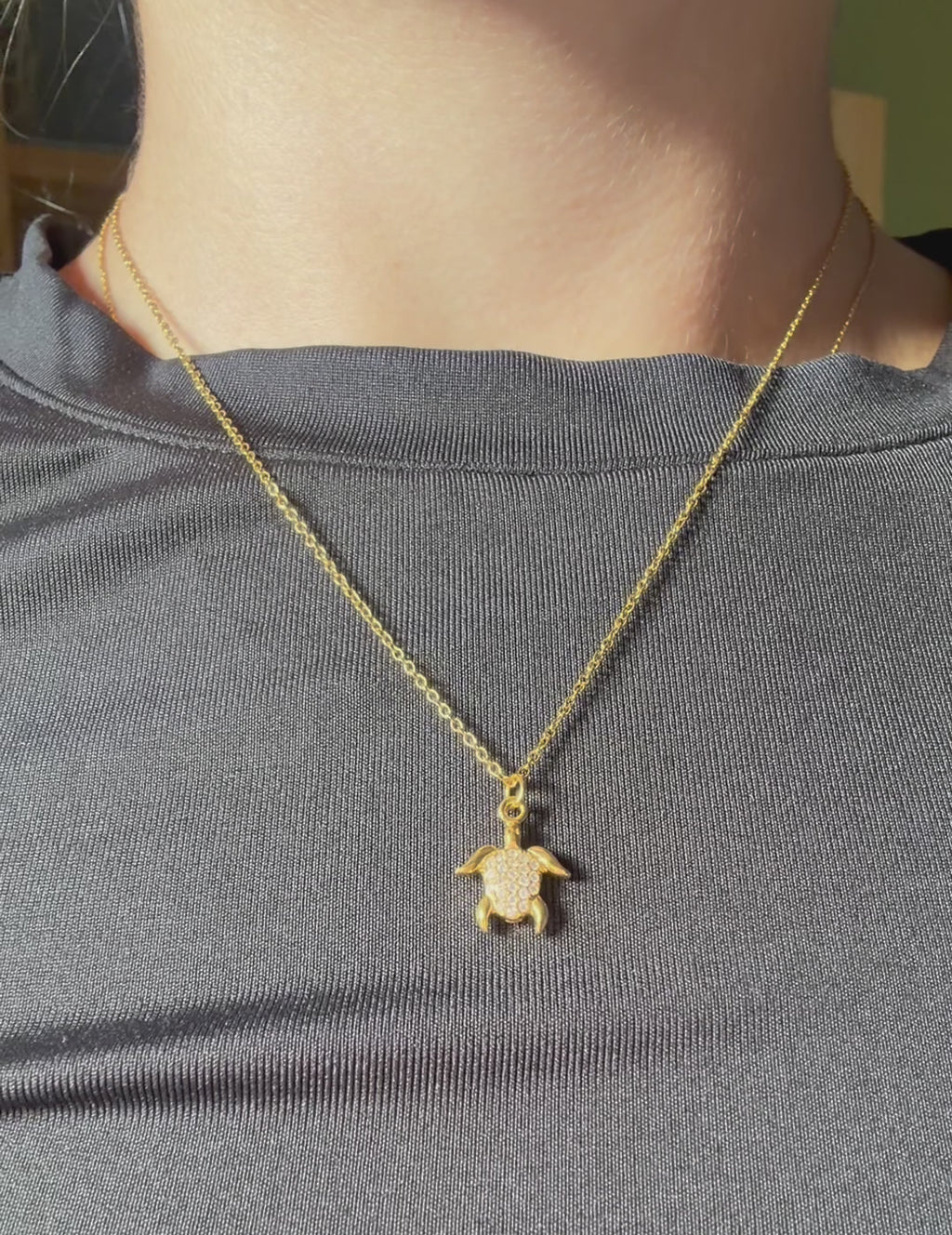 COLLIER EN ACIER INOXYDABLE PLAQUÉ OR - CELINE