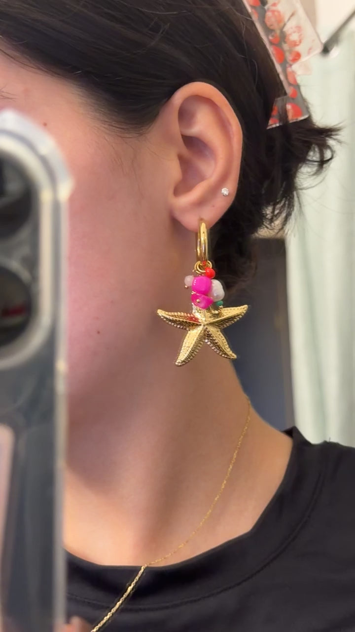 BOUCLES D'OREILLE EN ACIER INOXYDABLE - ZOE